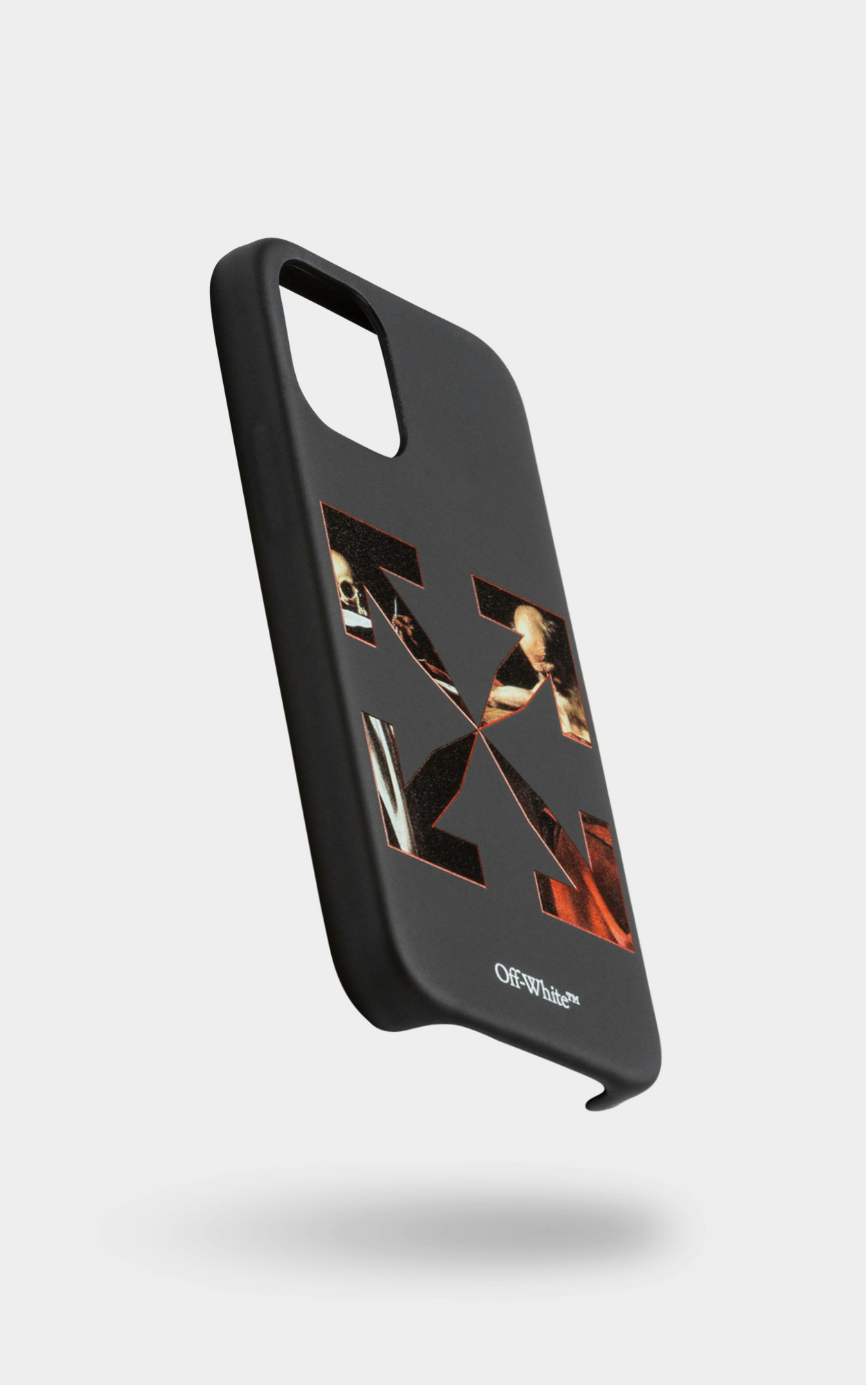 Off-White - iPhone 12 Hülle mit Pfeil in Schwarz