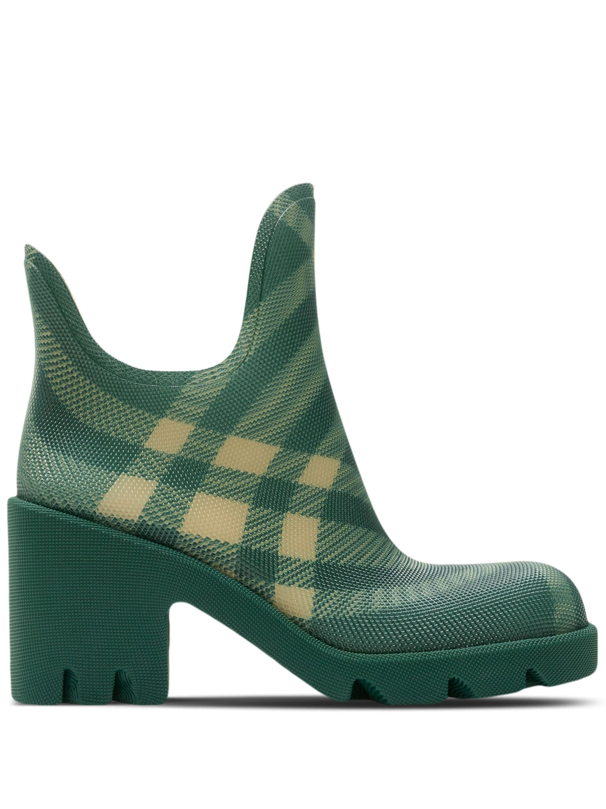 Marsh checked rubber boots