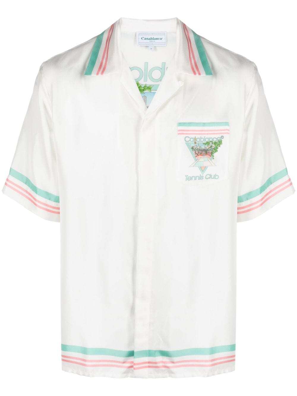 Tennis Club Icon silk shirt