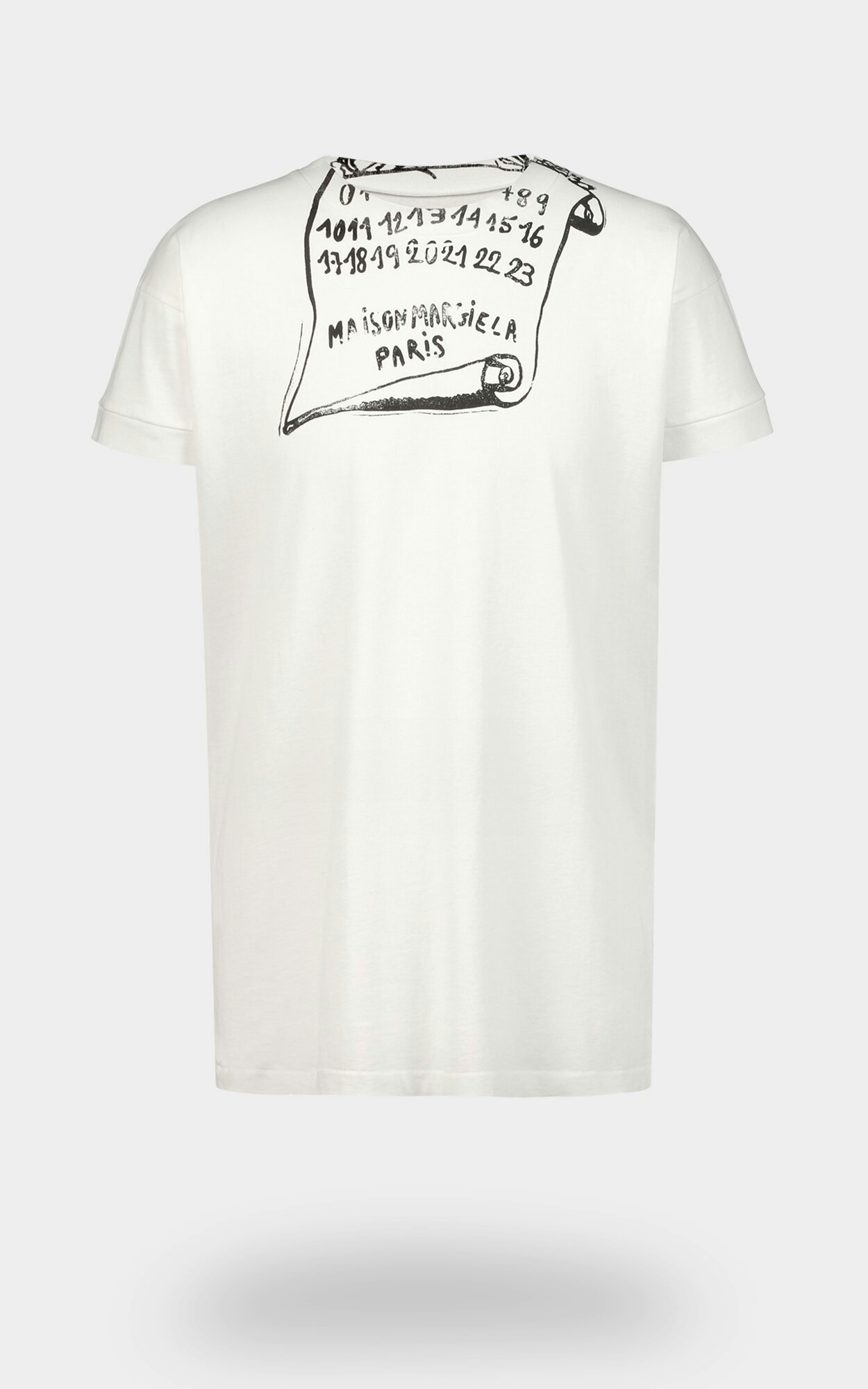 Maison Margiela - T-Shirt mit Frontprint in Weiß