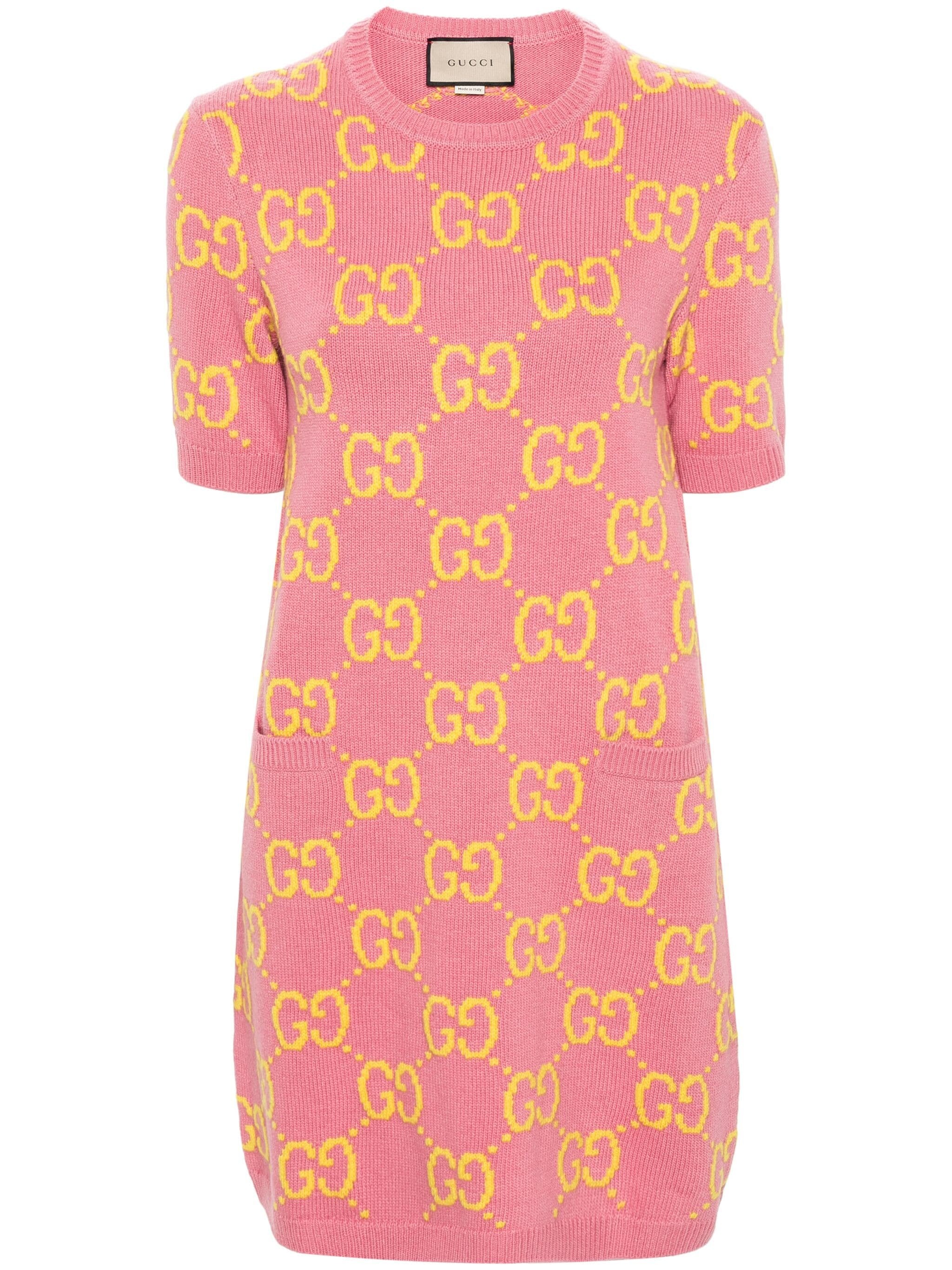 GG-pattern dress