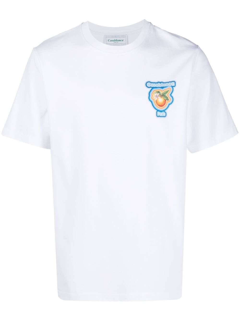 T-Shirt mit Radiating Orange-Print