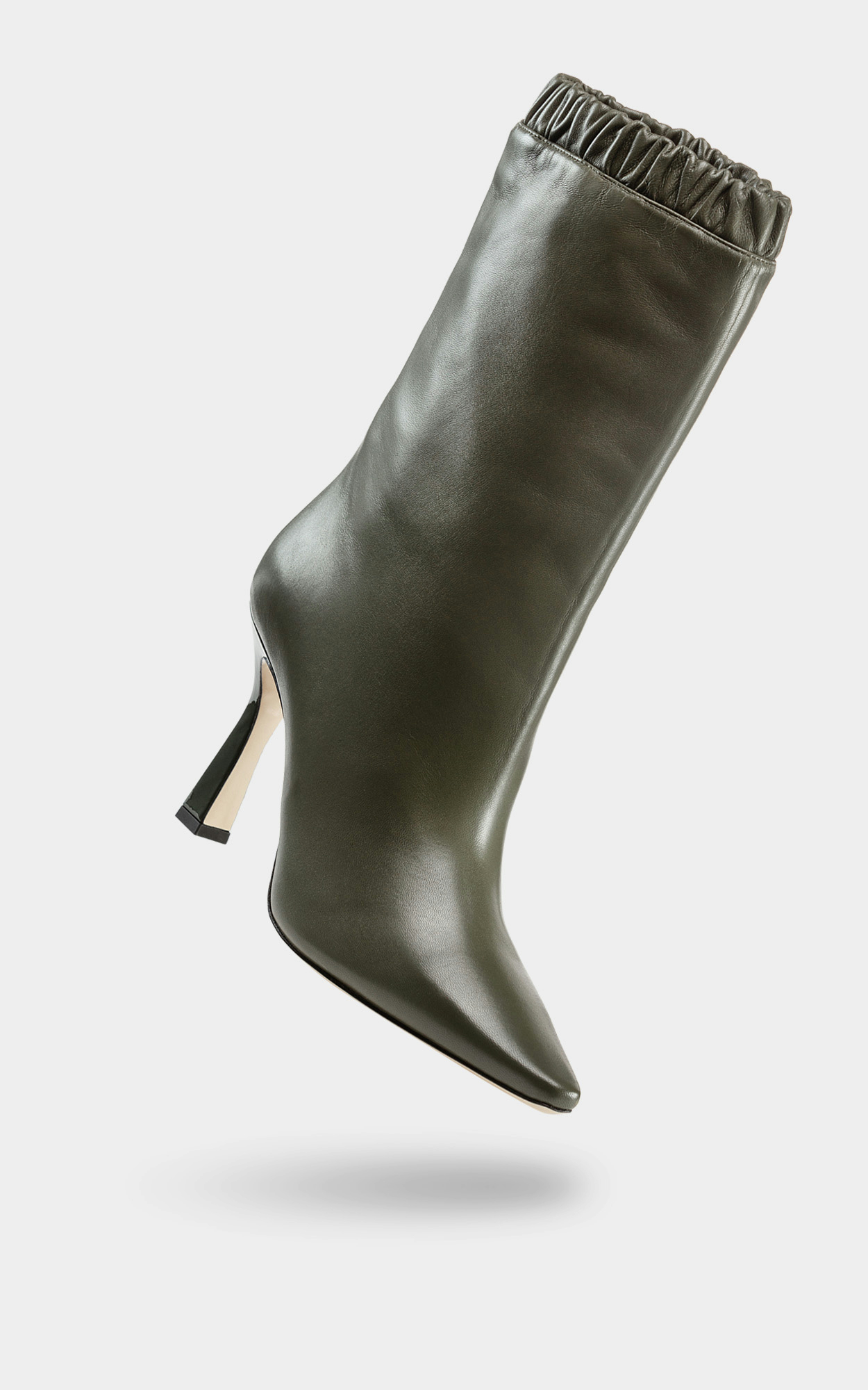 Wandler - Slouch Boots in Khaki