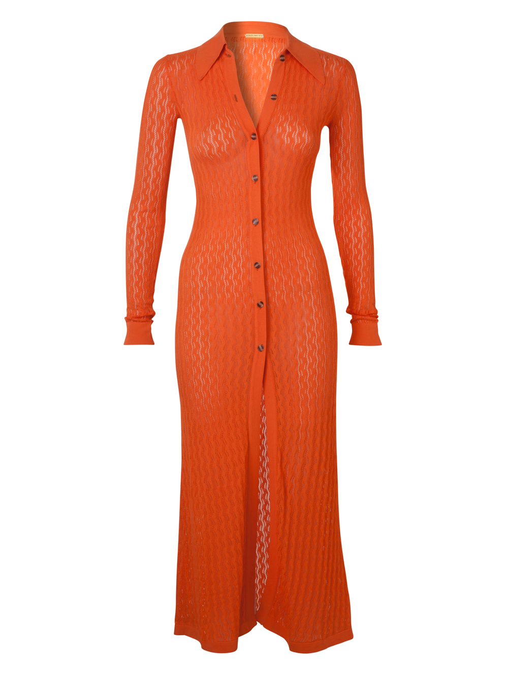 "Tory" dress in orange