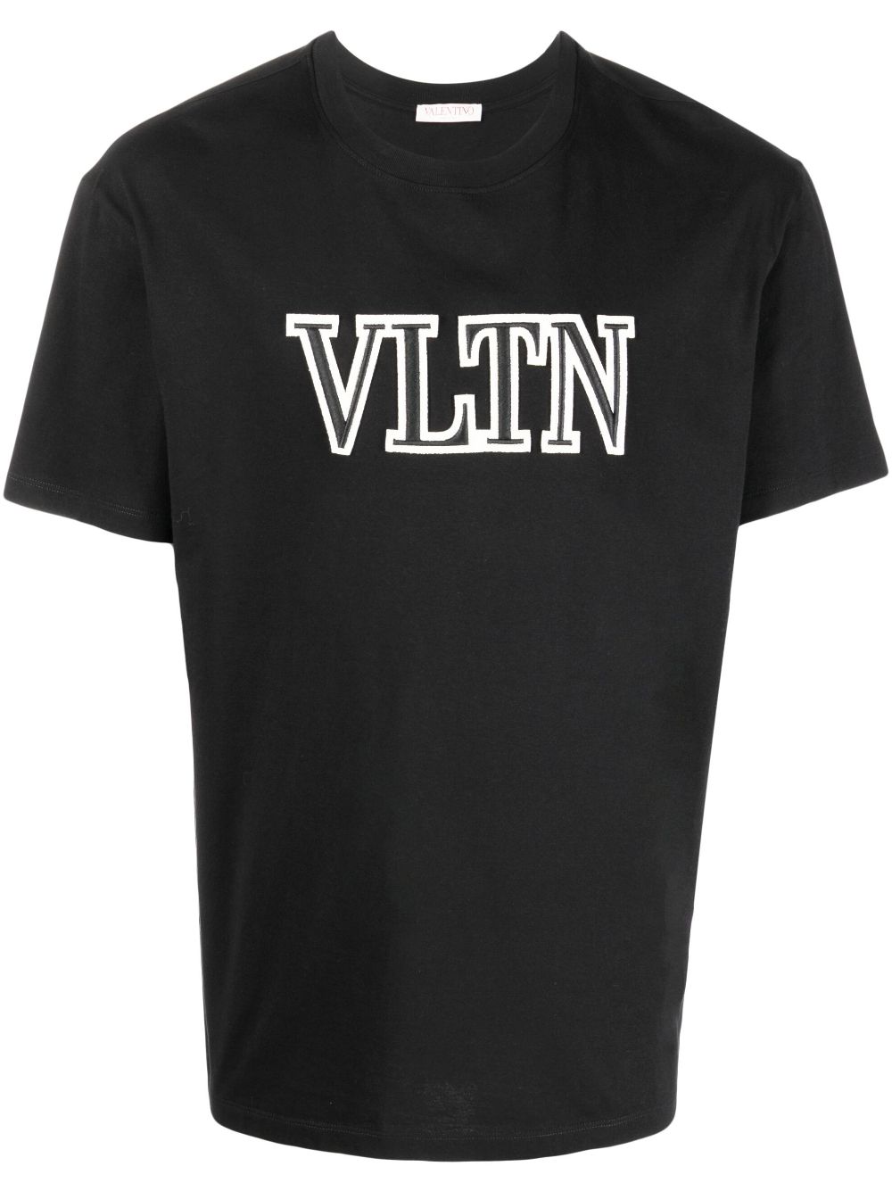 Schwarzes VLTN-Logo T-Shirt