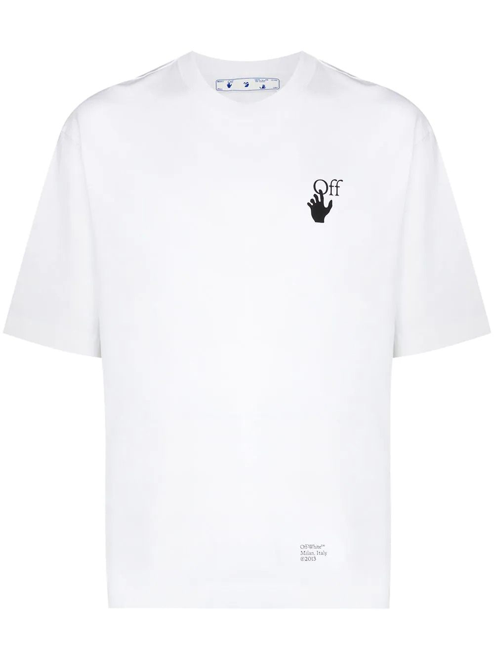 Caravaggio T-Shirt mit Pfeildruck in Weiß