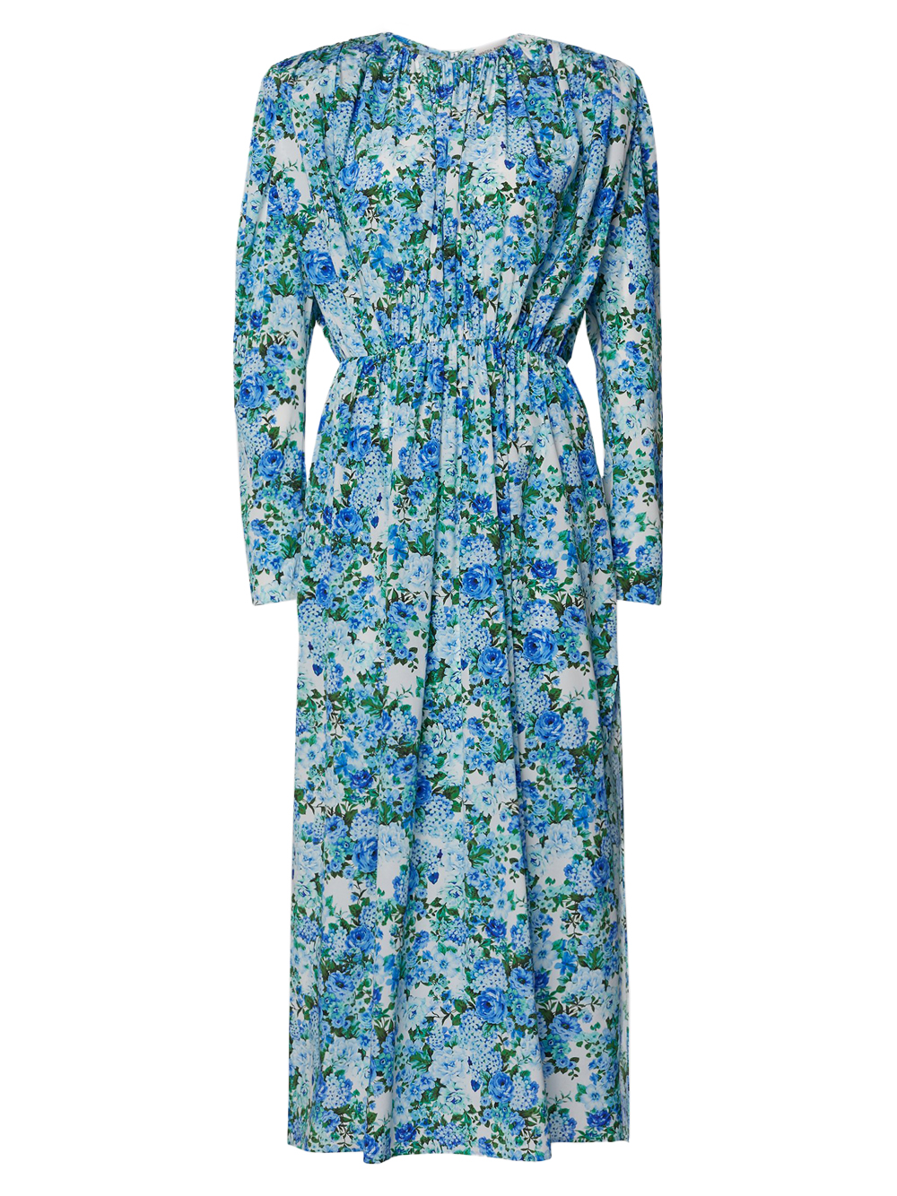 Kleid mit blauem Blumenprint