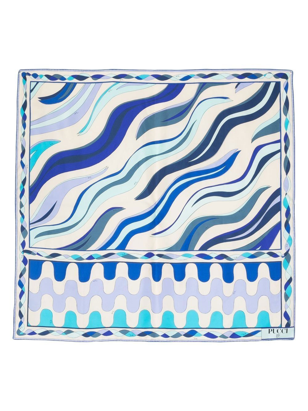 Schal mit abstraktem Muster