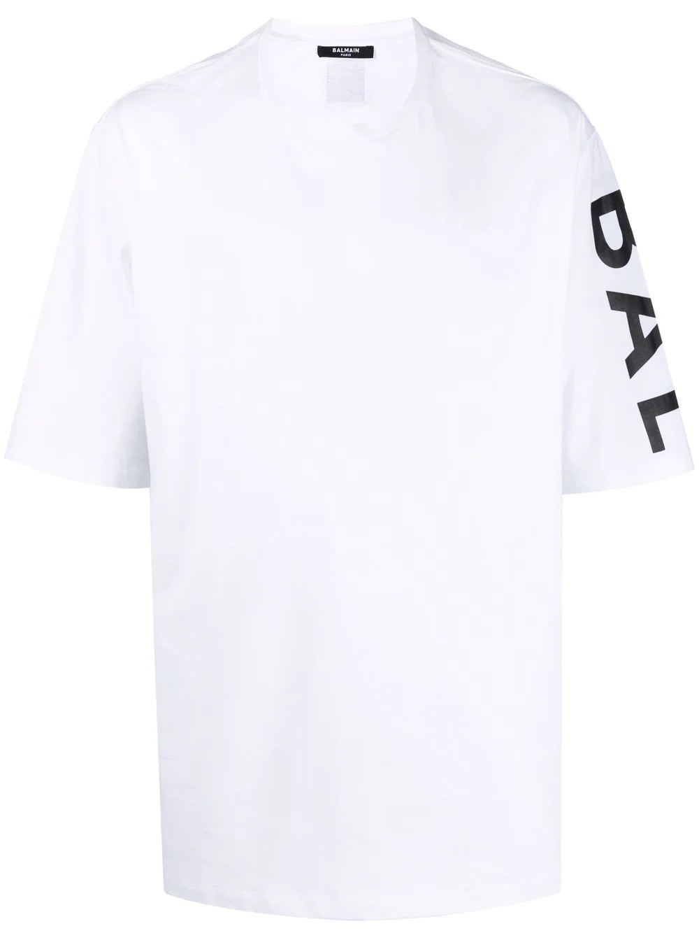 Oversized T-Shirt mit Logodruck in Weiß