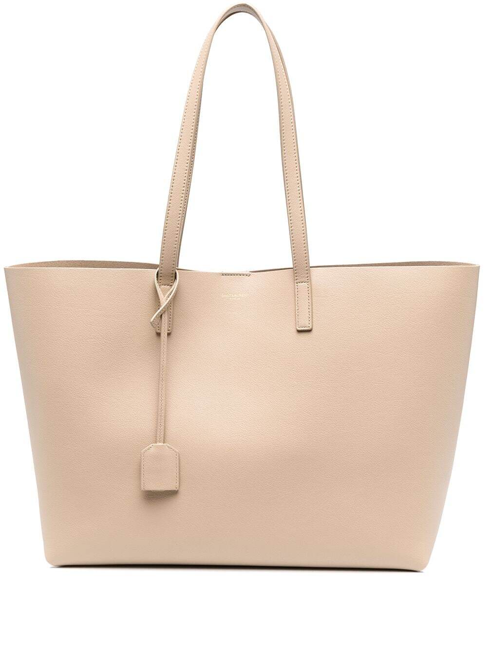 Shopping tote bag in beige