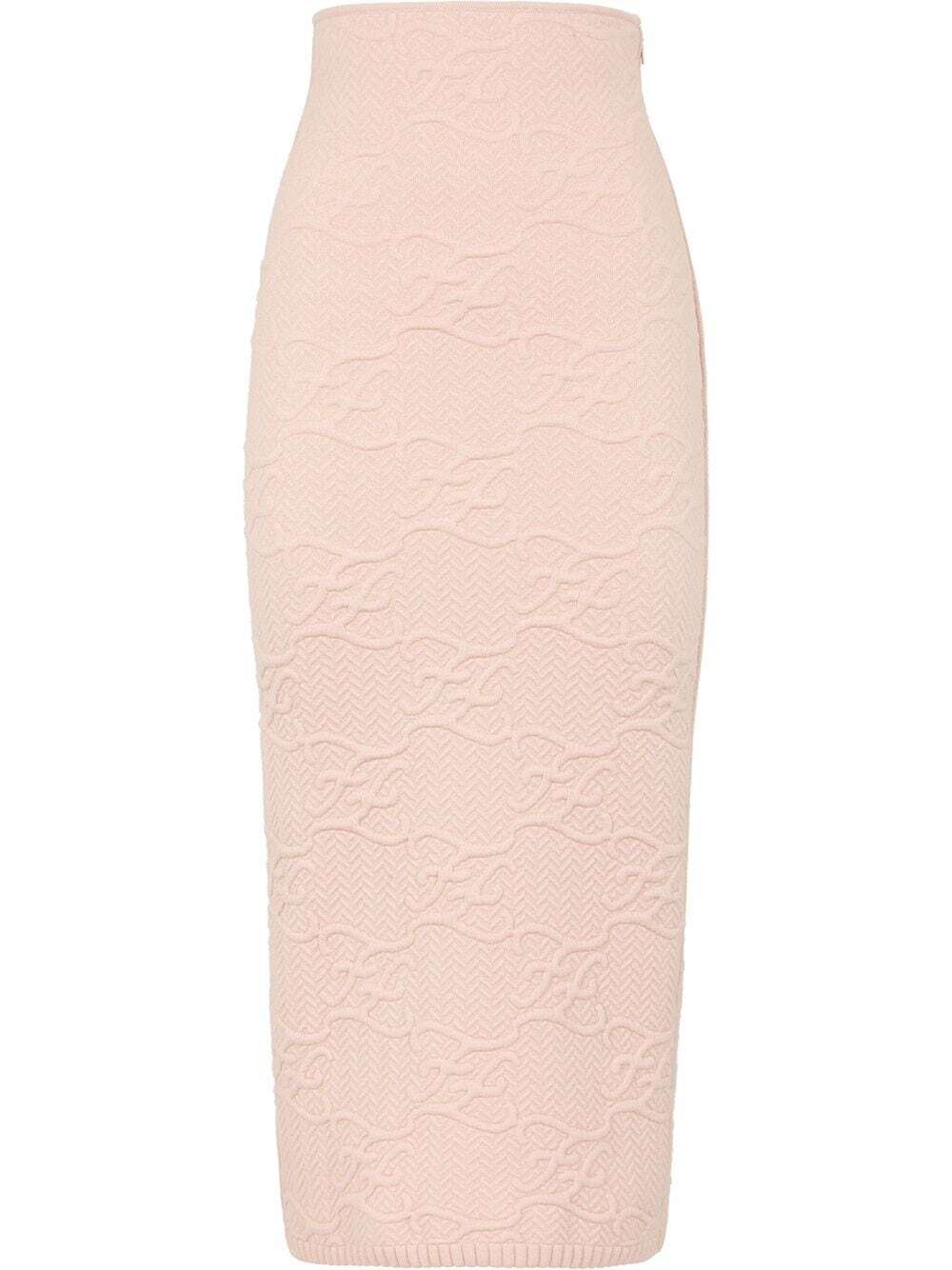 FF Karligraphy Pencil Skirt in Pink