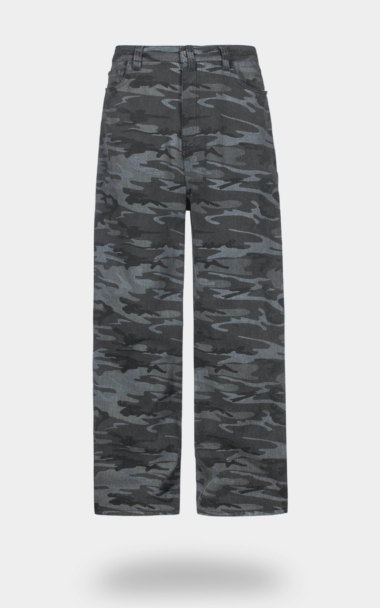 BALENCIAGA - Army Style Baggy Pants in Grau