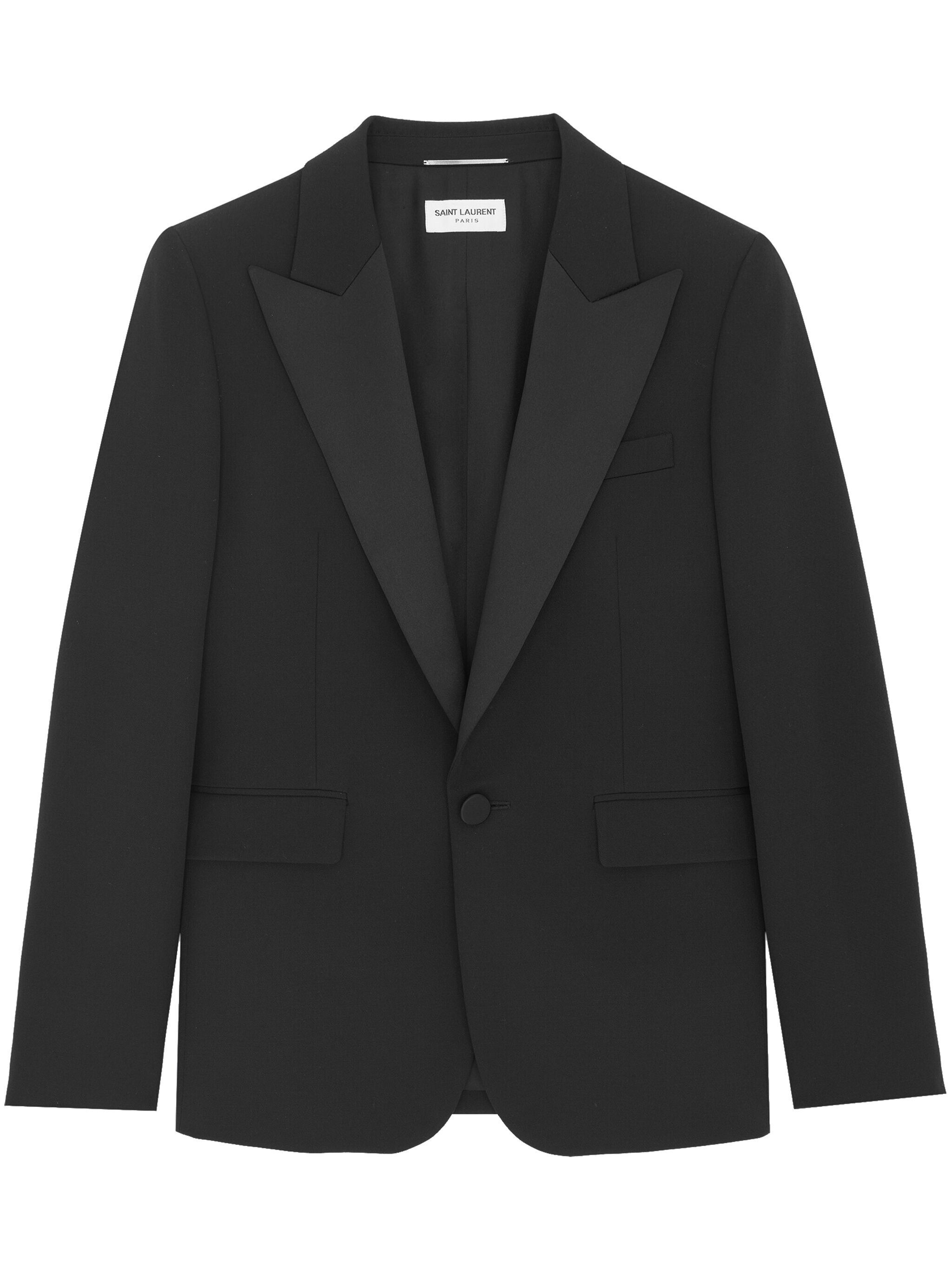 Single-breasted tuxedo jacket