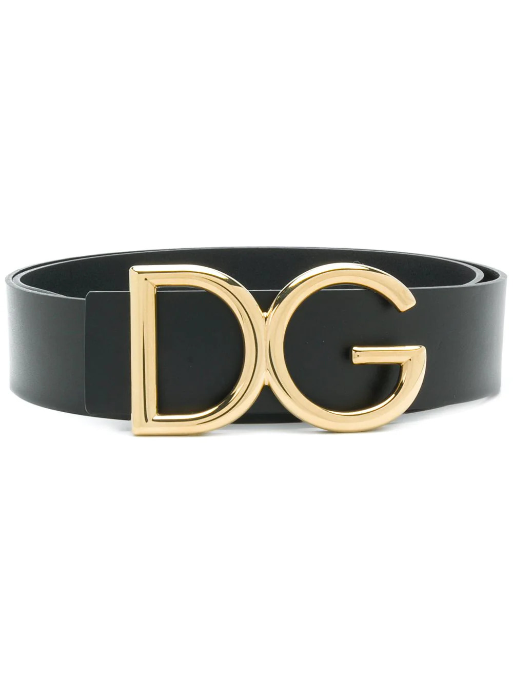 DG-Logo-Schnallen in Schwarz/Gold