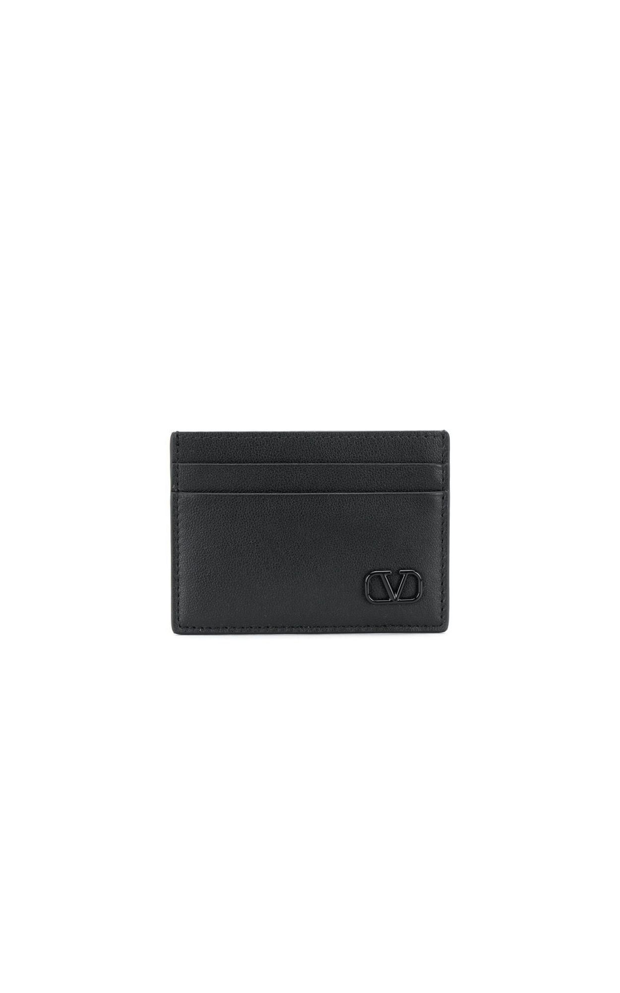 Valentino - Cardholder with V plaque