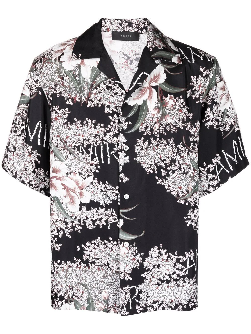 Hibiscus Tiki Bowling Shirt