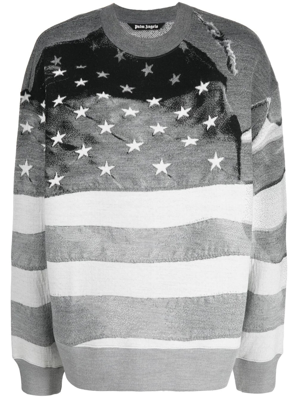 Pullover mit amerikanischem Flaggendruck