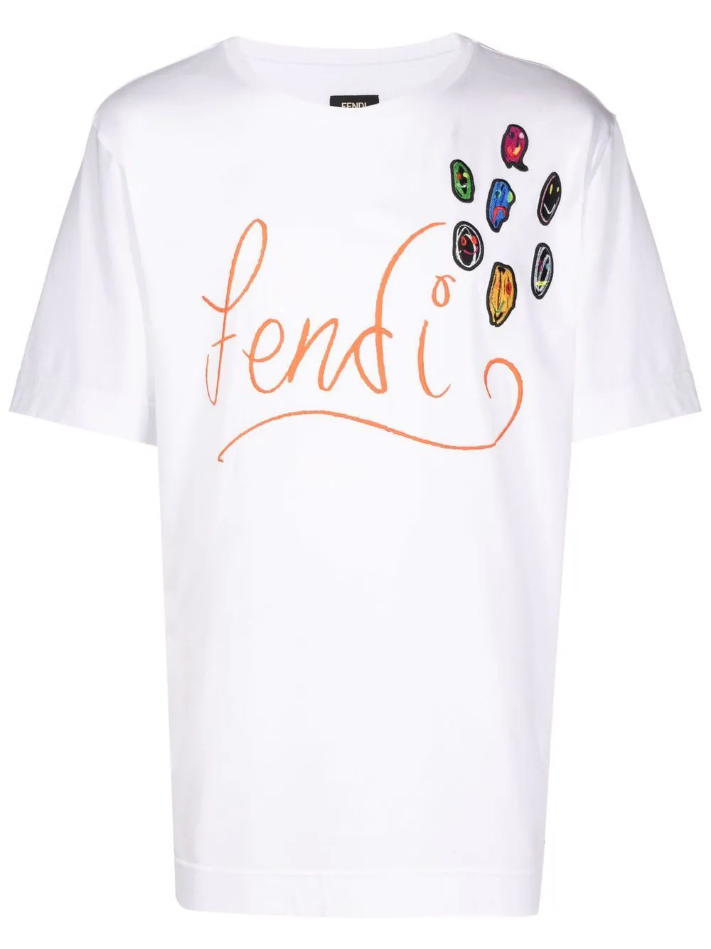 x Noel Fielding T-Shirt mit Logostickerei
