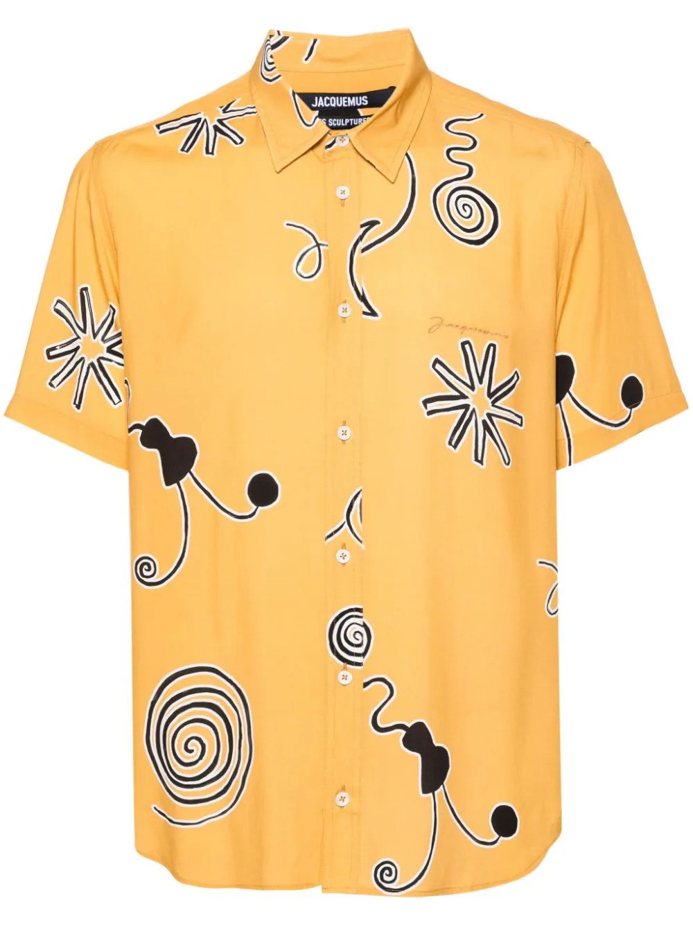 Melo spiral-print shirt