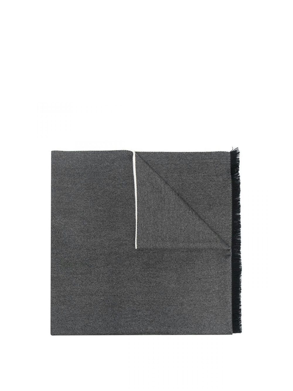Jacquard-Woll Schal mit Logo