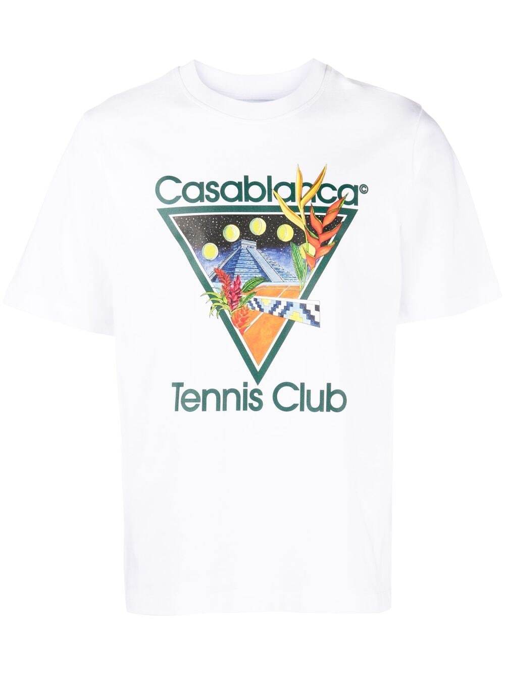 T-Shirt mit Tennis Club-Print